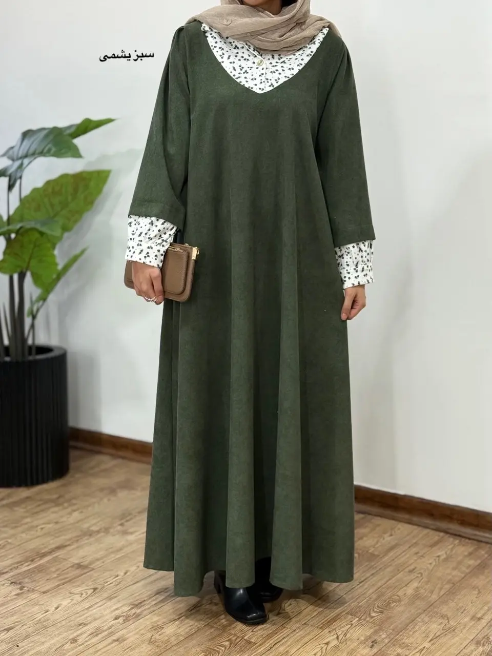 پیراهن مانتویی پاییزه نورین 4